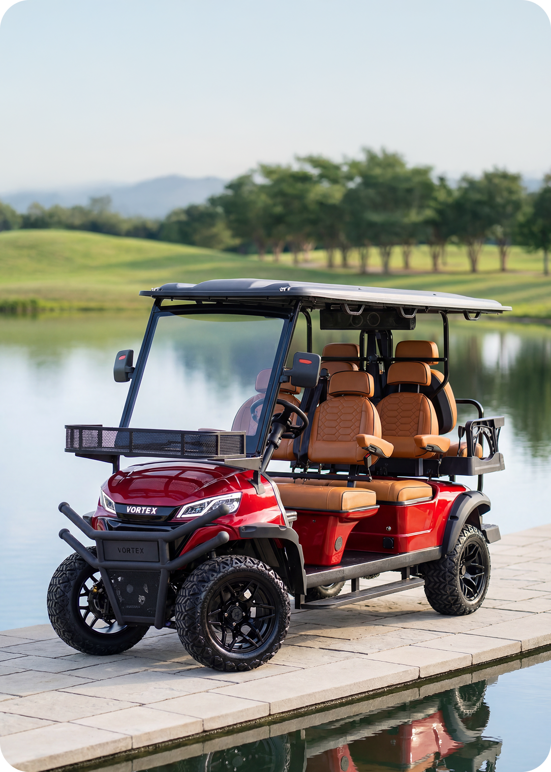 Edge-EV Vortex on golf course dock